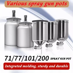 spray gun W-71 Upper pot Lower pot W-101 W-77 Paint cup parts Boutique Integrated molding Stainless steel aluminium copper