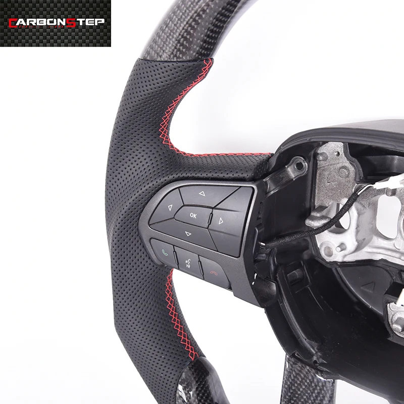 Custom Carbon Fiber Car Steering Wheel for Dodge