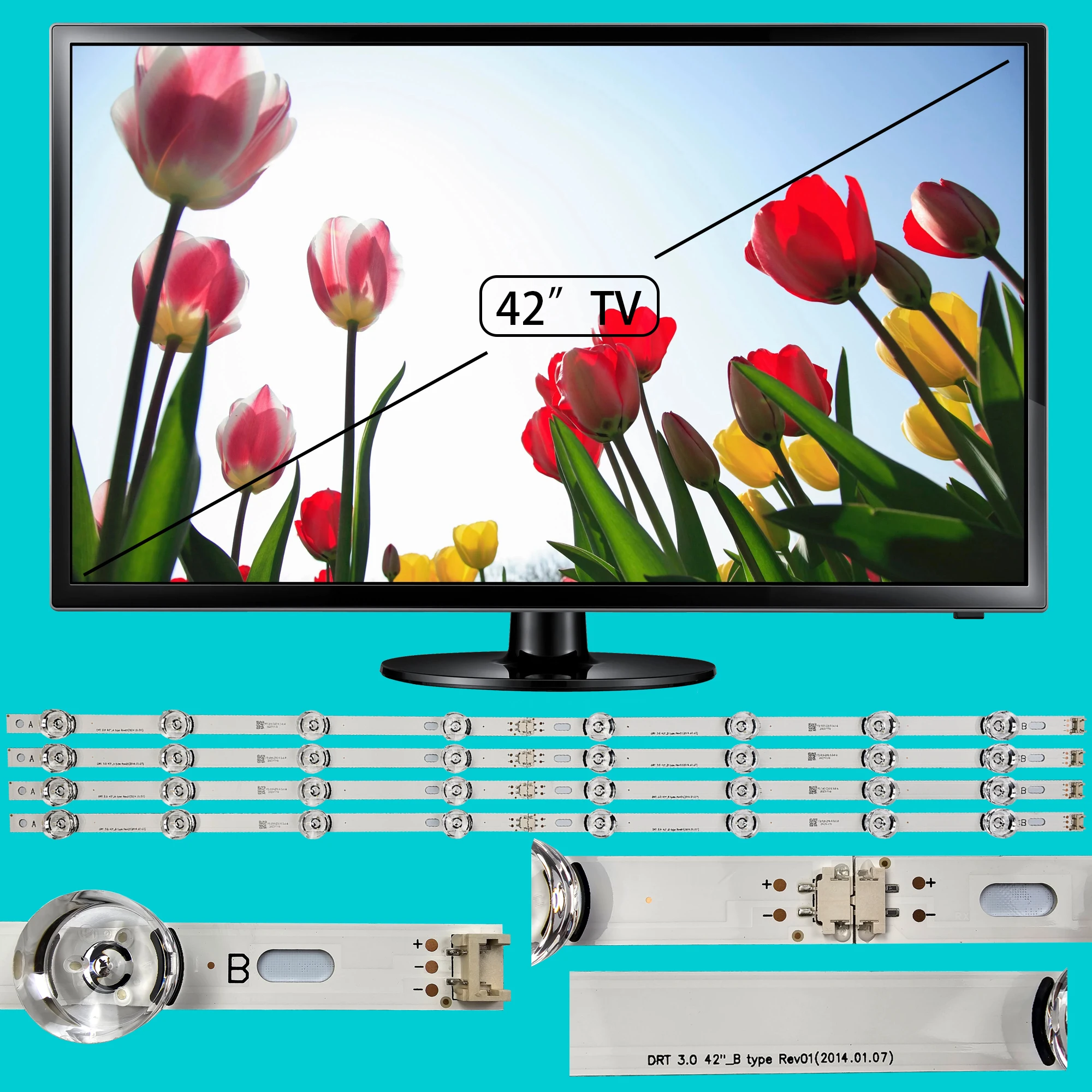 

Светодиодная лента для подсветки телевизора для DRT 3.0 42 A B 42LB588V 42LB629V 42LB630V 42LW760H 42LX320C 42LX320H 42LX330C 42LX330H 42LX530S