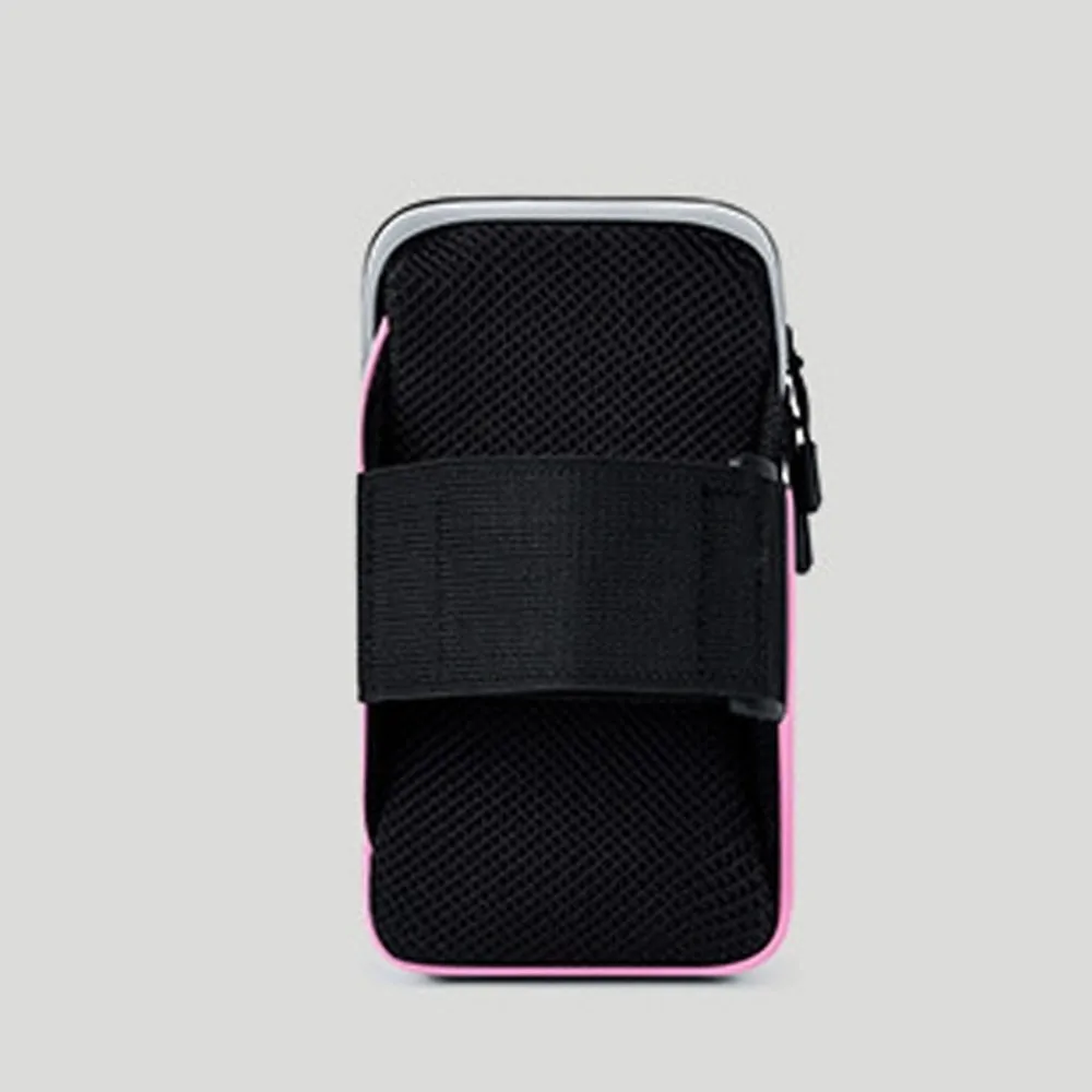 Borsa da braccio sportiva impermeabile Custodia da jogging Porta telefono da corsa di grande capacità Borsa per telefono da ciclismo traspirante con cerniera Uomo Donna