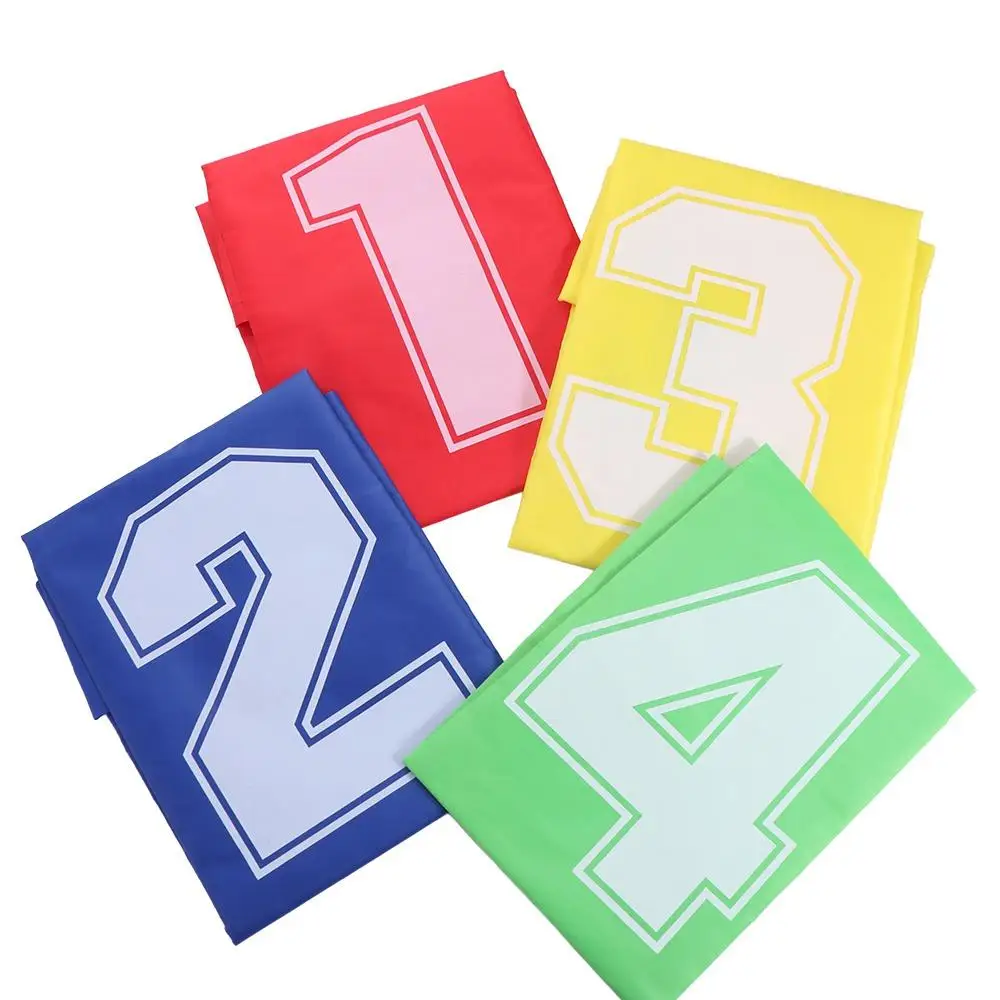 

Набор из 4 разноцветных мешков для скачеств, легкие и удобные для переноски, прочные мешки для полевых соревнований из дакрона, спортивные мешки для активного отдыха