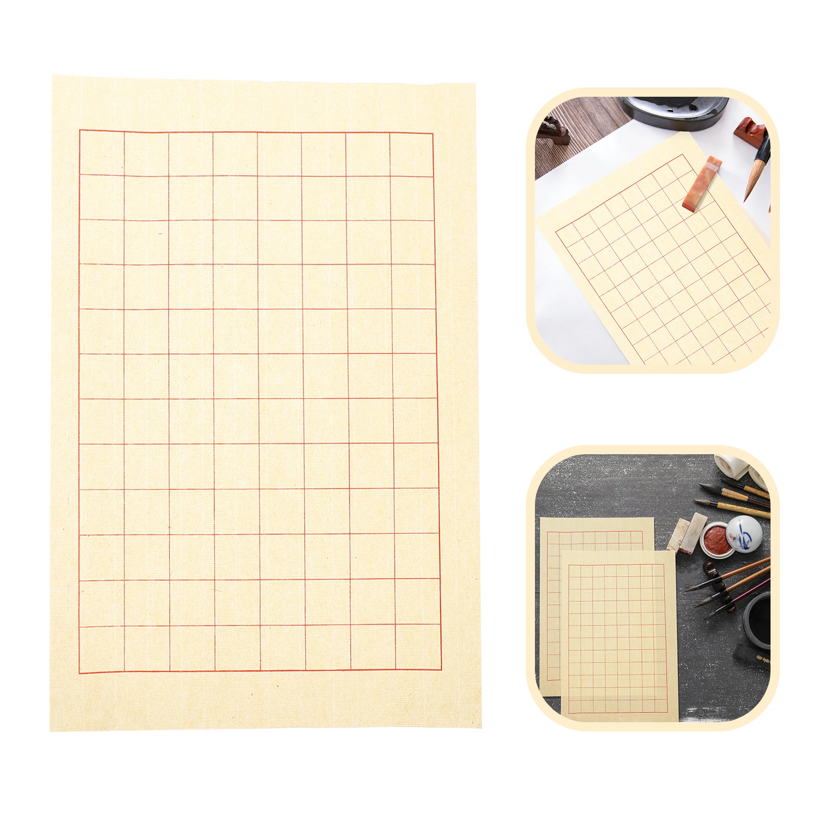 

Calligraphy Practice Paper Chinese Rice Writing Sheets Thickened Durable Smooth Brush Pen Ink Xuan Art Stationery Sketch
