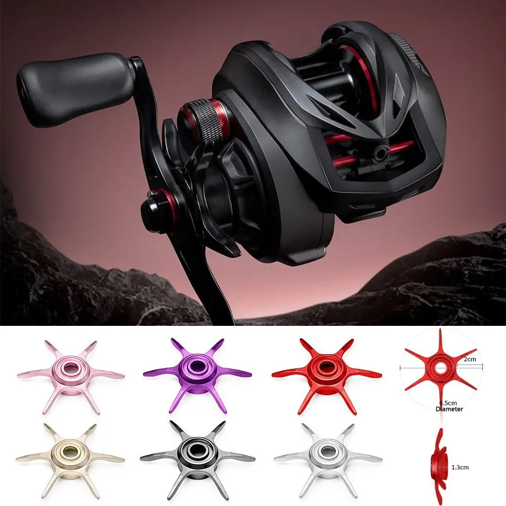 Arrastre estrella aluminio 65mm para carrete baitcasting - imagen 3