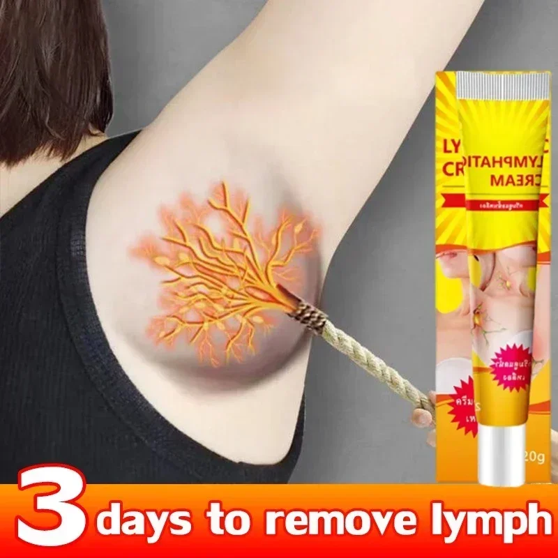 HOT SALE Lymphatic Detox Health Cream Massage Repair Ointment Anti-swelling Herbs Cream Unclog the Neck Armpit Breast Lymph Heal