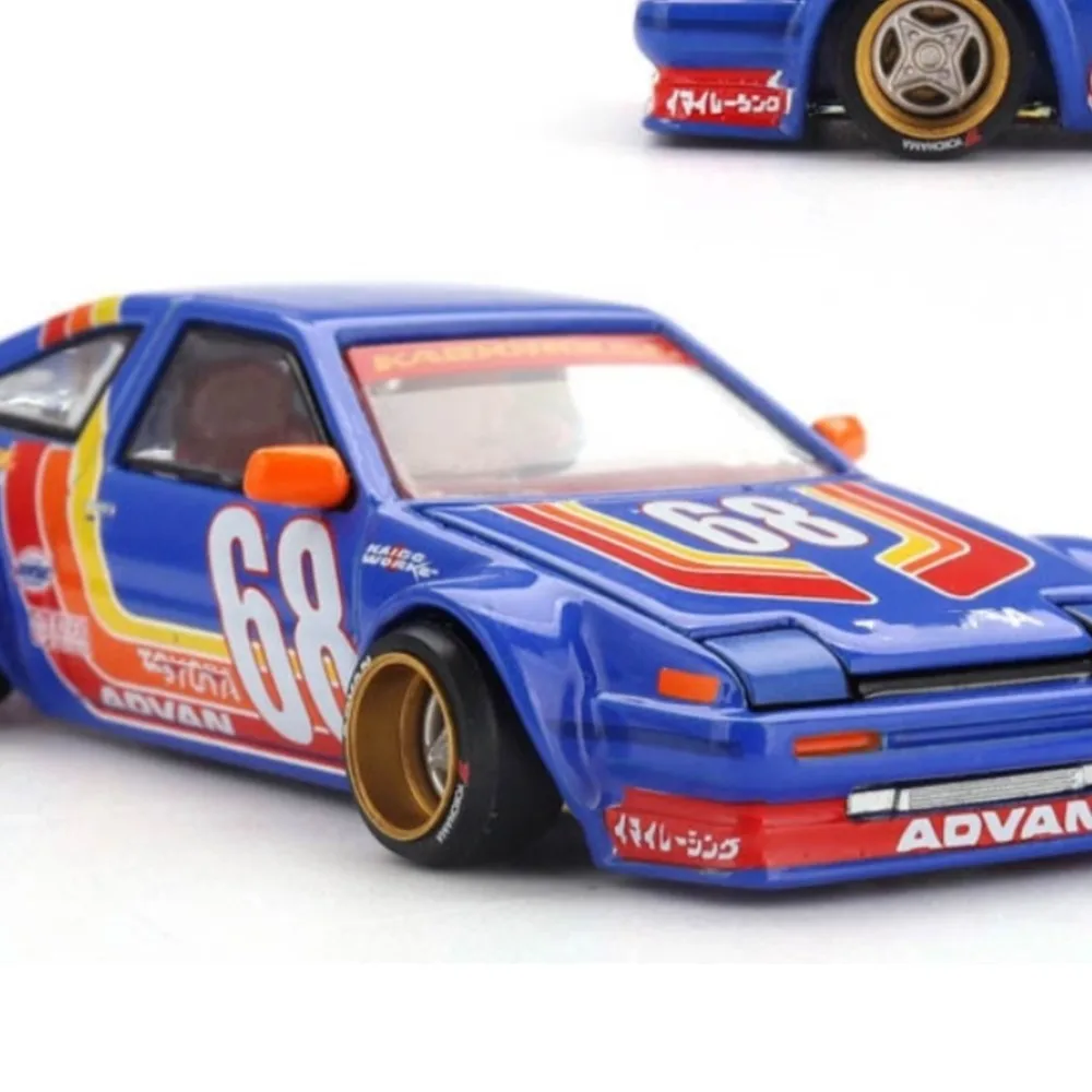 

Коллекционная модель автомобиля Kaido House+MINIGT TSM 196 1:64 Compact AE86, потрясающая литая модель