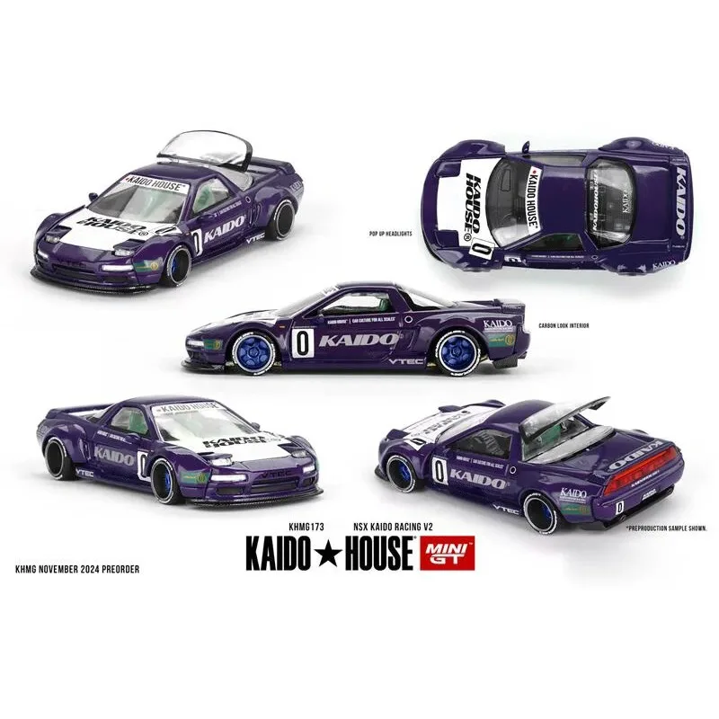 MINI GT 1:64 LBWK LB-Super 787B M3 Impreza WRC 1999 EB110 DBS 007 Automodell aus Druckgusslegierung, Sammlerstück für Erwachsene.