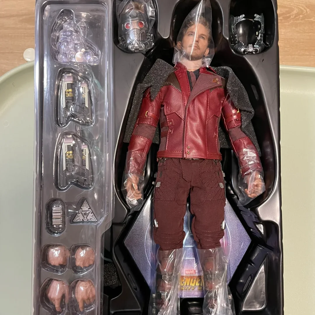 Figura de Anime Original Hottoys Ht Mms539 Chris Pratt Star Lord Peter Quill Star Lord 3,0 modelo 1:6 conjunto completo modelo de colección