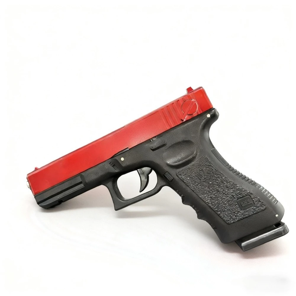 G18 어린이 장난감 총 소프트 탄환 수동 장전 사격 게임 타겟 소년 장난감 손잡이