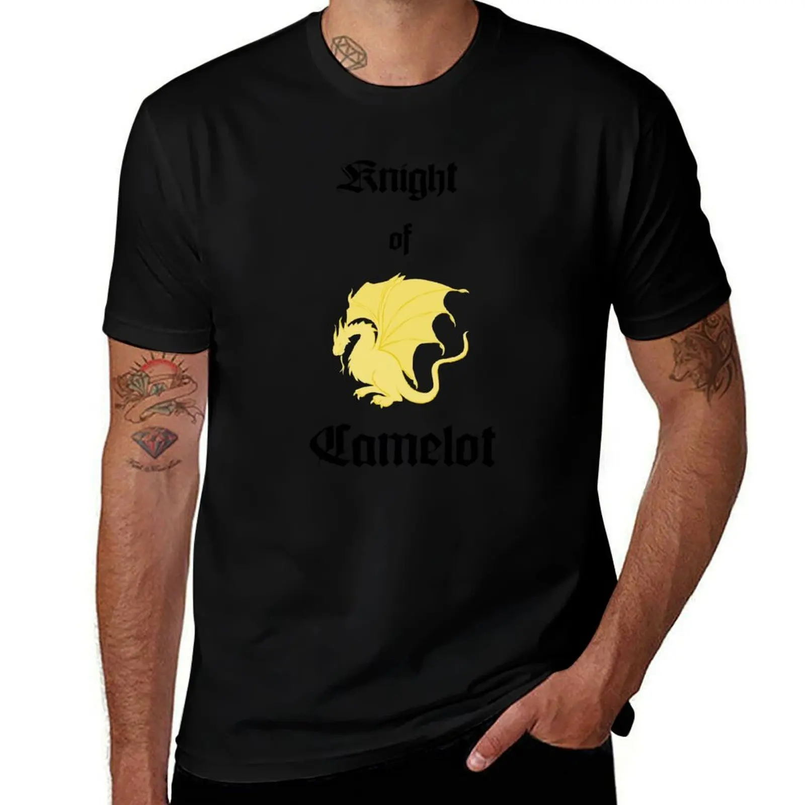 Merlin --- Knight of Camelot T-Shirt Casual Daily Graphic Tee T-Shirt