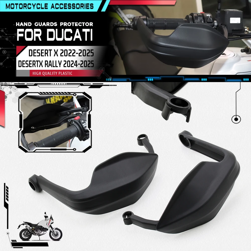 Desert X Motorcycle Accessories Handguards For Ducati Desert X DesertX Rally 2022-2025 Handle Bar Guards Protector 2023 2024