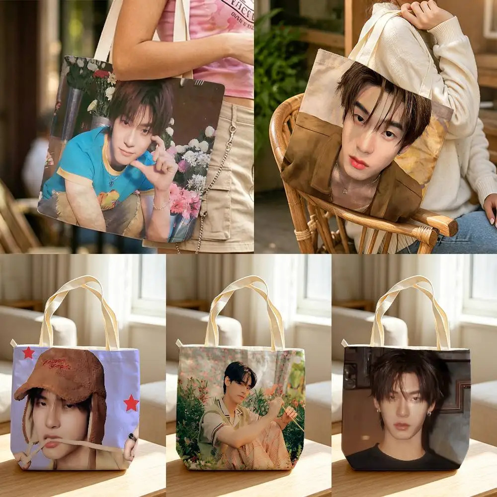 BL-TeeTeePor D-Duang With You Waterproof Lined Canvas bags suitable for going to class, shopping, gifts, and commuting