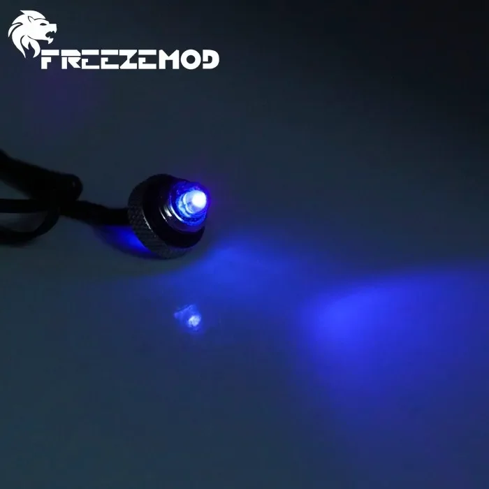Freeze Mod DT-LED 12V LED water tank lighting sealing lock end plug thread G1/4\'\' for water cooling landscaping .