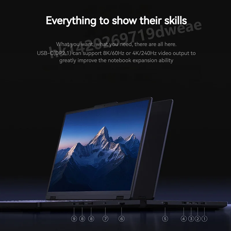 شاشة Lenovo LEGION R7000P 2025 R9 8945HX RTX5060/RTX5070 16G/32G 1/2T 16 بوصة 2.5K 240 هرتز