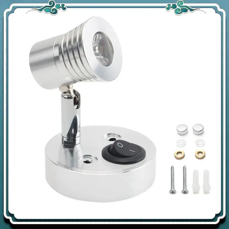 

Премиальная лампа для чтения для кемперов, грузовиков, караванов, автобусов, лодок и транспортных средств (серебристый)