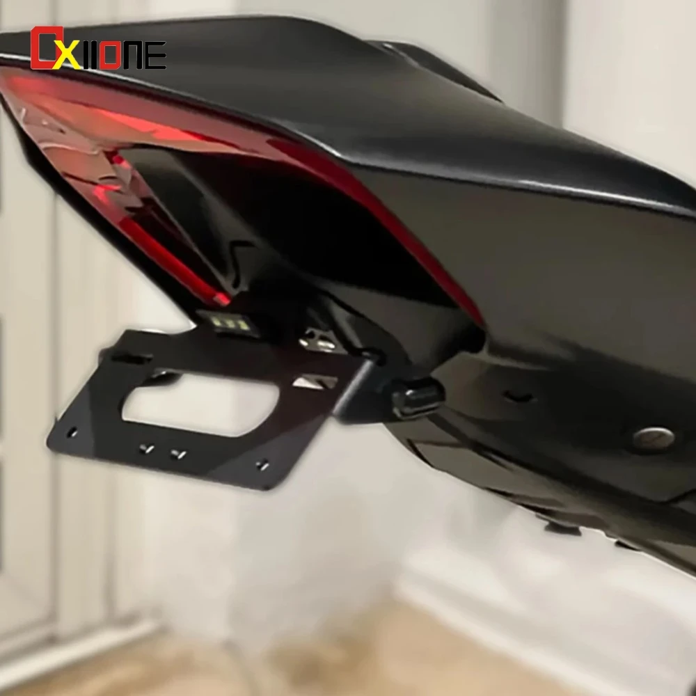 

Motorcycle License Plate Holder Frame Bracket Kit Accessories For Ducati Panigale V4 S SP2 R/Speciale V2 Streetfighter V2 V4 S