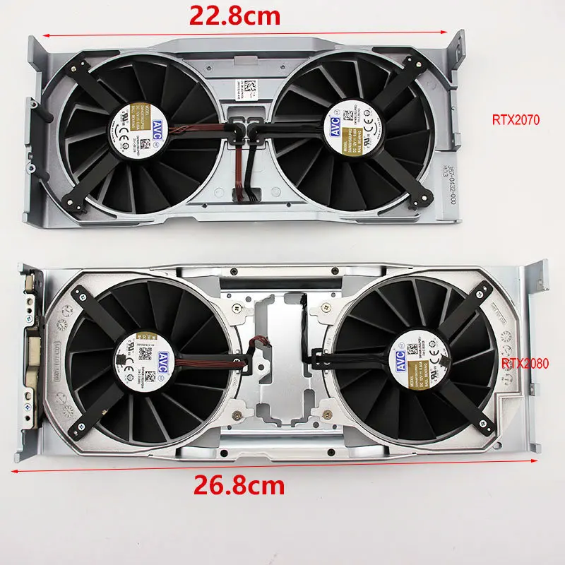 Nieuwe Frame Shell Koelventilator voor NVIDIA GeForce RTX 2070 RTX 2080 RTX 2080 TI grafische kaart