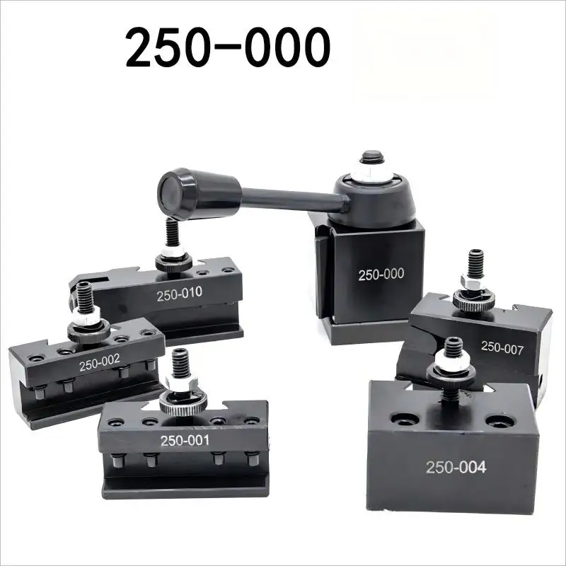 High Precision USA Style Quick Change Tool Posts for Cast Iron Lathe Swing 6"-12" Models 250-111/250-100