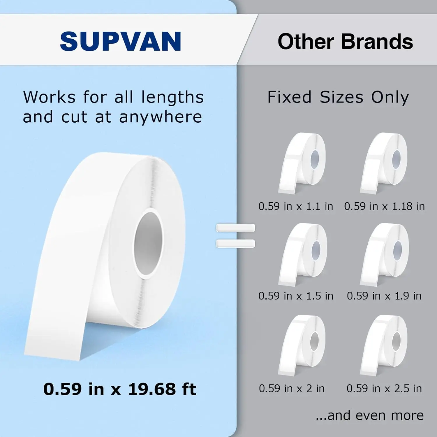 Supvan T10 Label Sticker Label Printer Mini Portable Bar Code Wireless Bluetooth Thermal Label Maker support multiple languages