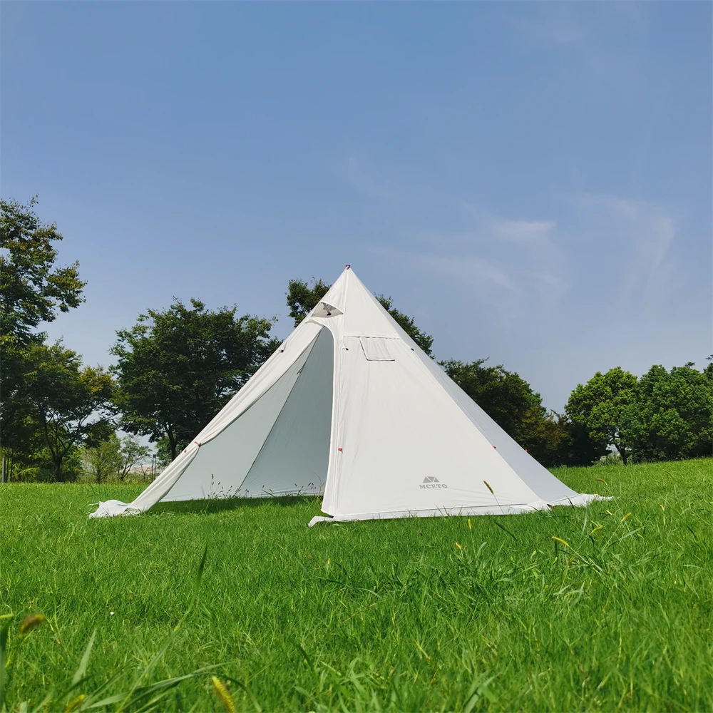 4-6 Personen Tipi Hot Tent Met Kachel Jack 400pro Camping Piramide Tipi Tent Voor Camping Backpacken Wandelen