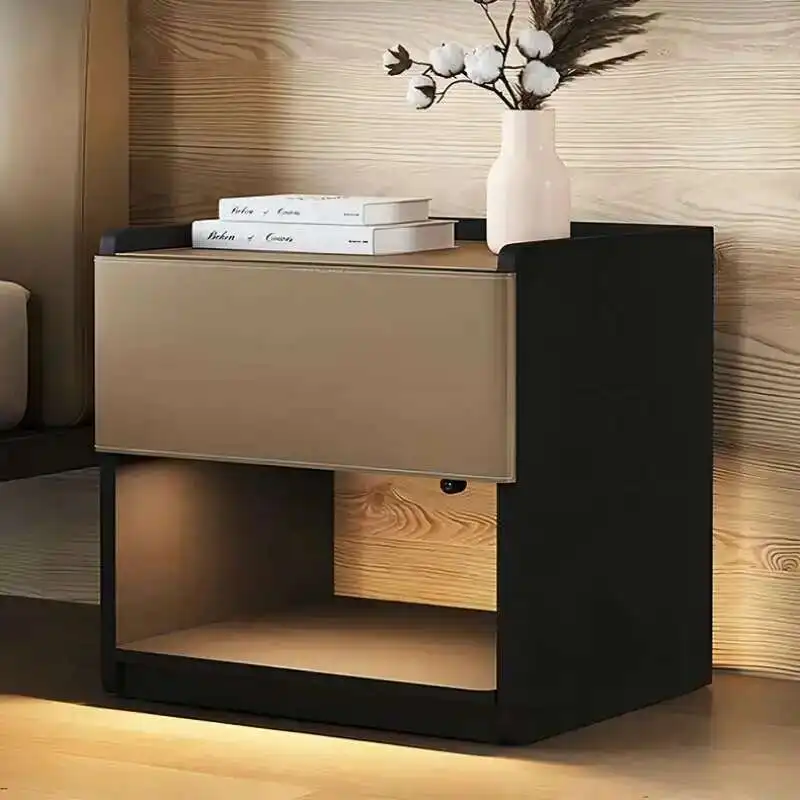 

Nordic Luxury Minimalist Smart Wireless Charging Hotel Nightstand Simple Nightstand Mesa De Cabeceira Home Furniture WKNS