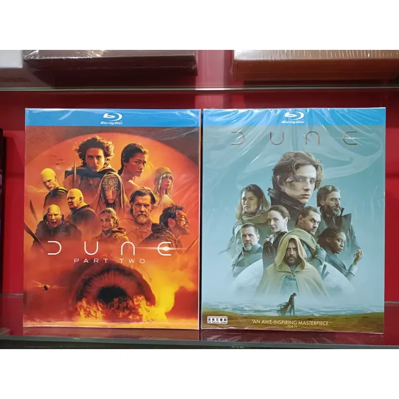 Dune 1 and 2 Blu-ray Collector's Edition High Definition Movie Disc Set