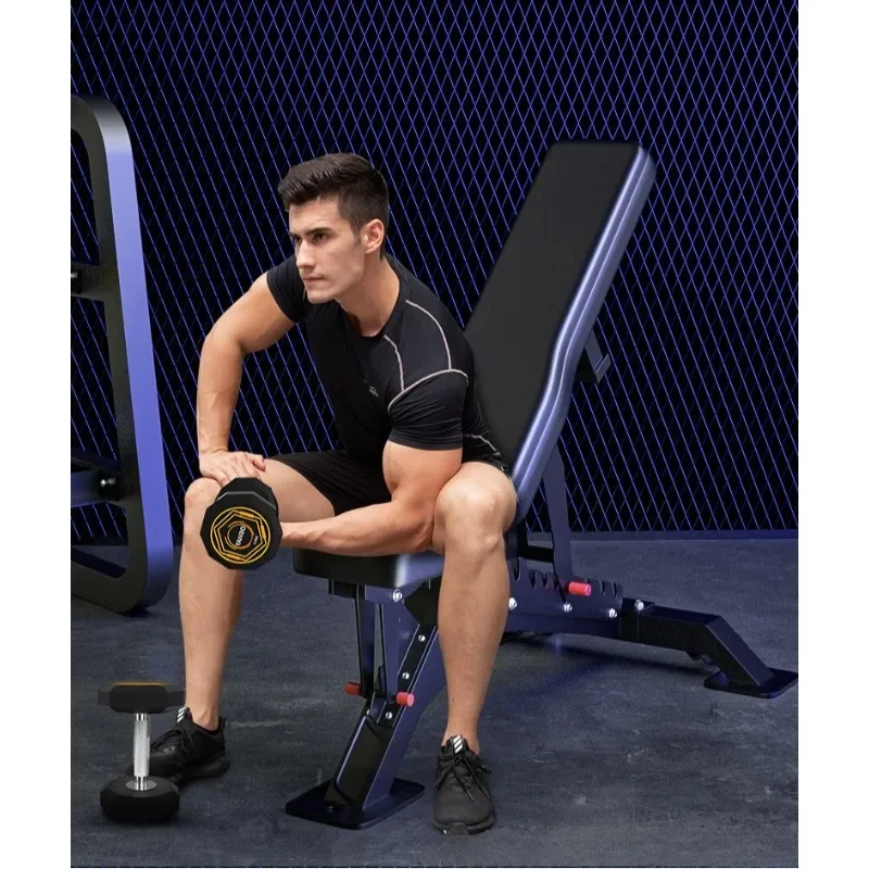 

Commercial High-End Weight Bench 2.5mm Tube Thickness Sturdy 34kg Build Adjustable Angles for Gym Studio Strength Training