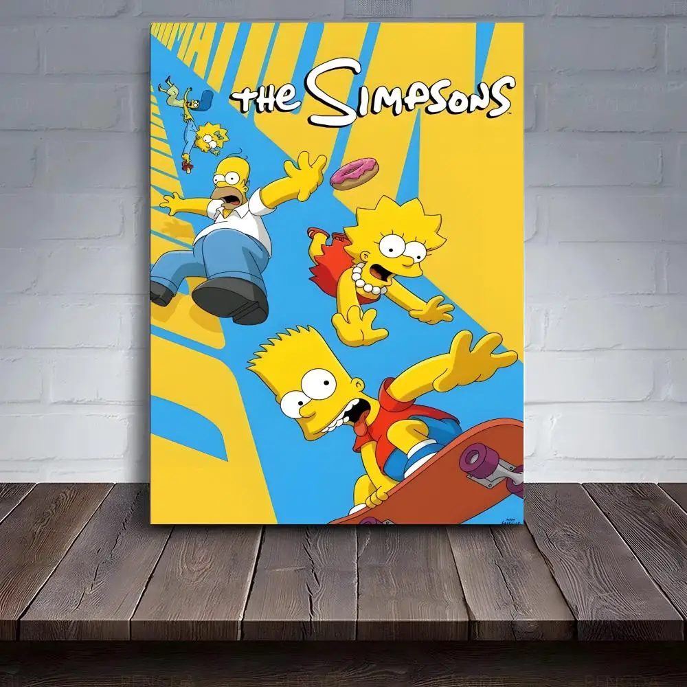 Classic Adult Animation S-Simpsons Poster PC Hot Poster Art HD Canvas AAA Advanced Aesthetic Printing Paper Wall Art For Living