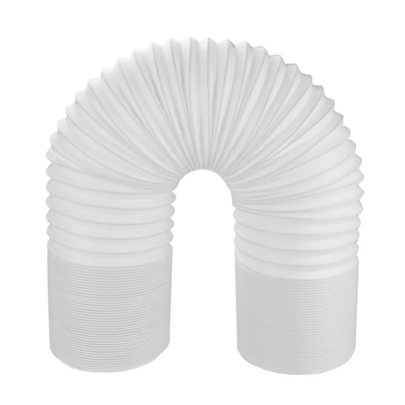 Air Conditioner Exhaust Hose PP Steel Wire Foldable Stretchable Counterclockwise Vent Hose CCW Thread 3 Meter Length 150mm