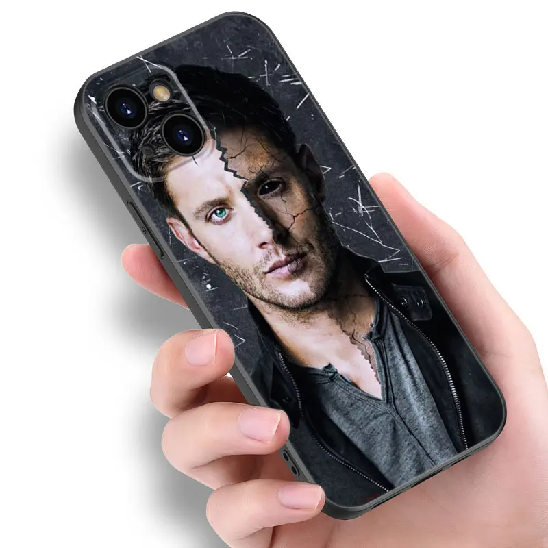 Supernatural Tv Show Phone Case For Apple iPhone 12 13 Mini 11 14 Pro XS Max 6S 6 7 8 Plus 5S X XR SE 2020 2022 Soft Black Cover