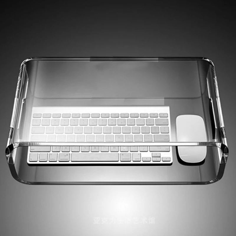 

Computer Monitor Heightening Rack Acrylic U-Shaped Display Rack Desk Rack Kit For Office Home