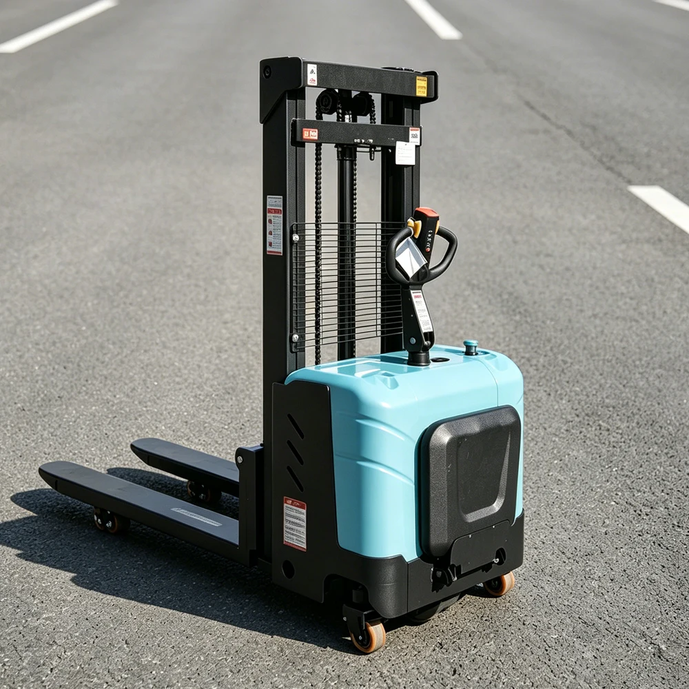 TIENU Electric Forklift Stacker Ce Epa Electric Stacker Truck for Warehouse Storage Logistics and Loading Operations