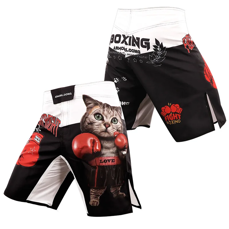 MMA Training Shorts Comprehensive Fighting Fitness Quick-Drying Thai Boxing Children\'s Martial Arts Fighting Sanda Judo