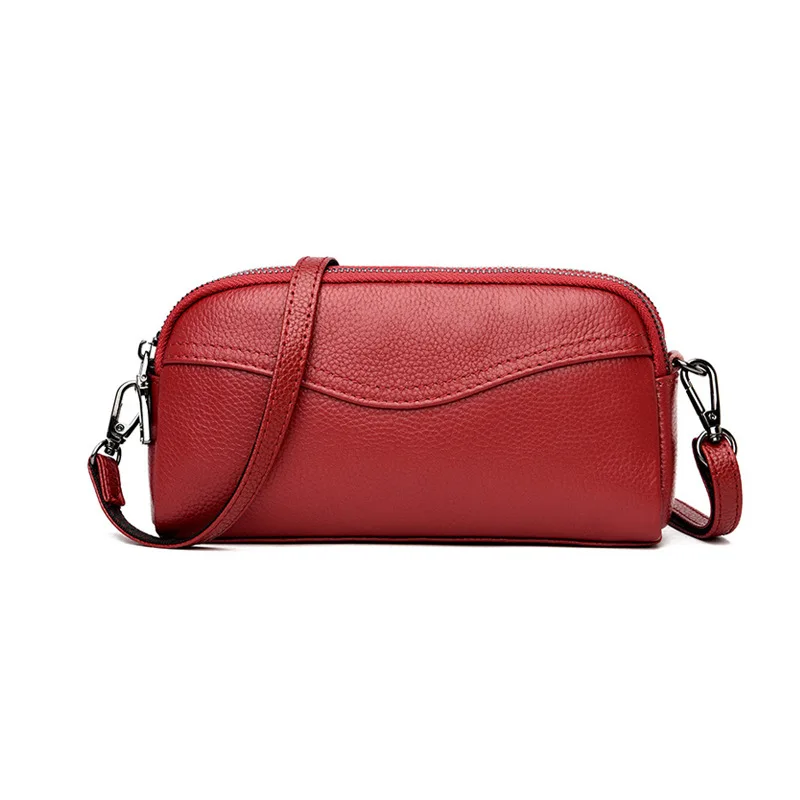 

Bolso de almohada caliente de otoño e invierno, bolso cruzado de Color sólido a la moda Simple, bolso informal para mujer