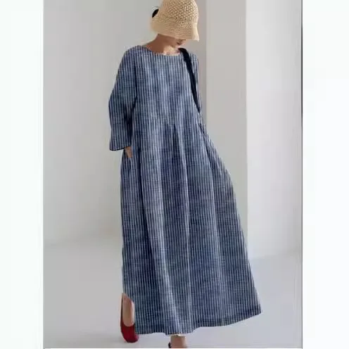 

Летнее новое платье с коротким рукавом