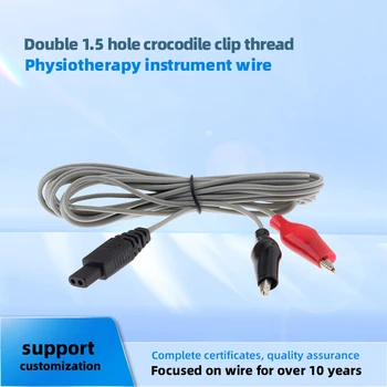 Krokodyl drut zaciskowy Indie instrument do elektroakupunktury akupunktura i moxiterapia przewód wyjściowy masaż połączenie towarów erotycznych