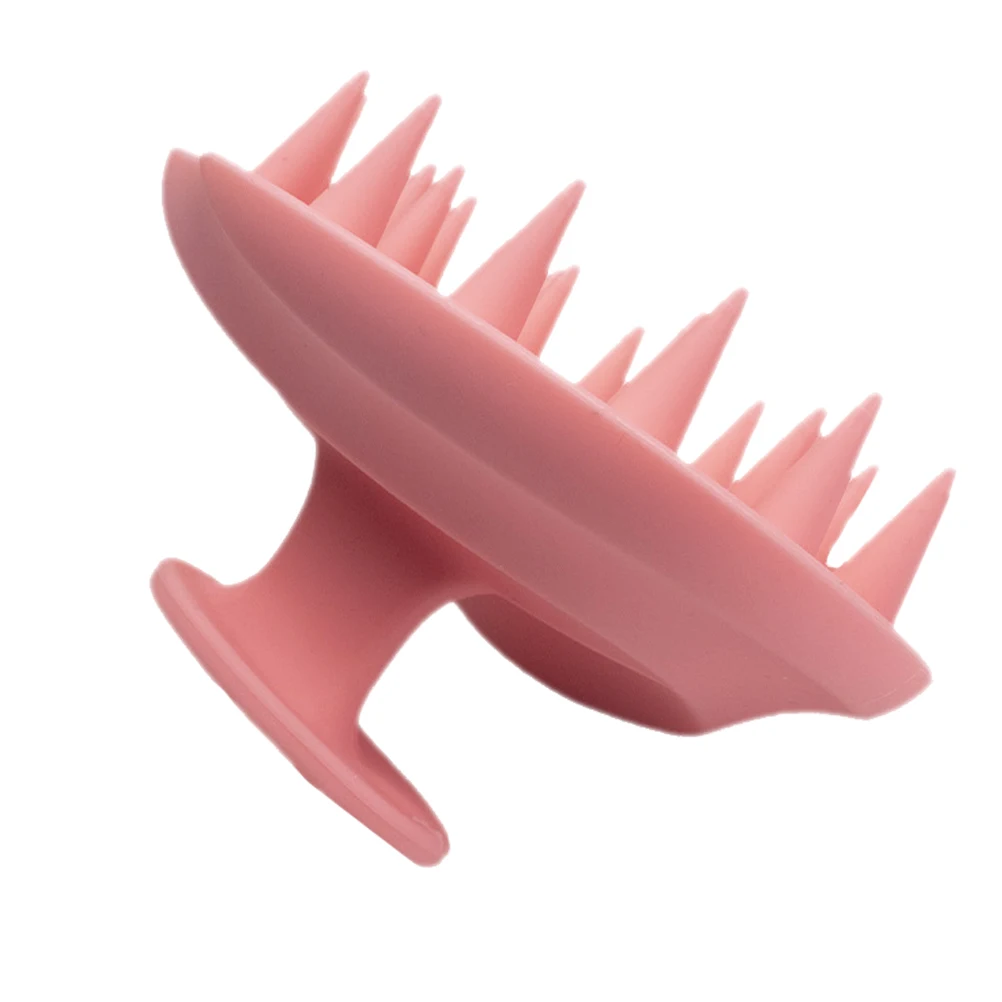 

Silicone Massager Shampoo Brush Deep Clean Ergonomic Handle Shower Use Scalp Scrubber Hair Massage Tool For