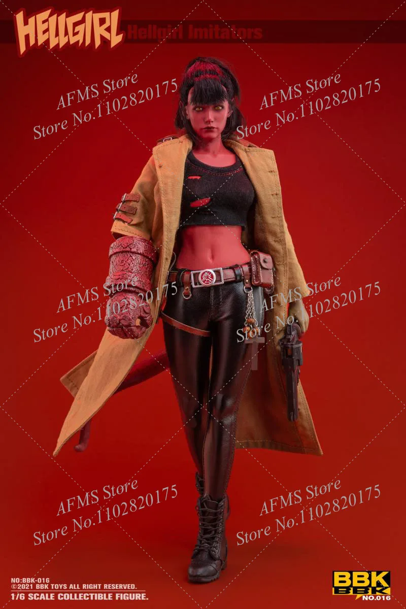 Bbk Bbk016 1/6 Hell Girl Imitator Handsome Female Warrior With Weapon Full Set 12Inch Action Figure Model Toys Best Gift