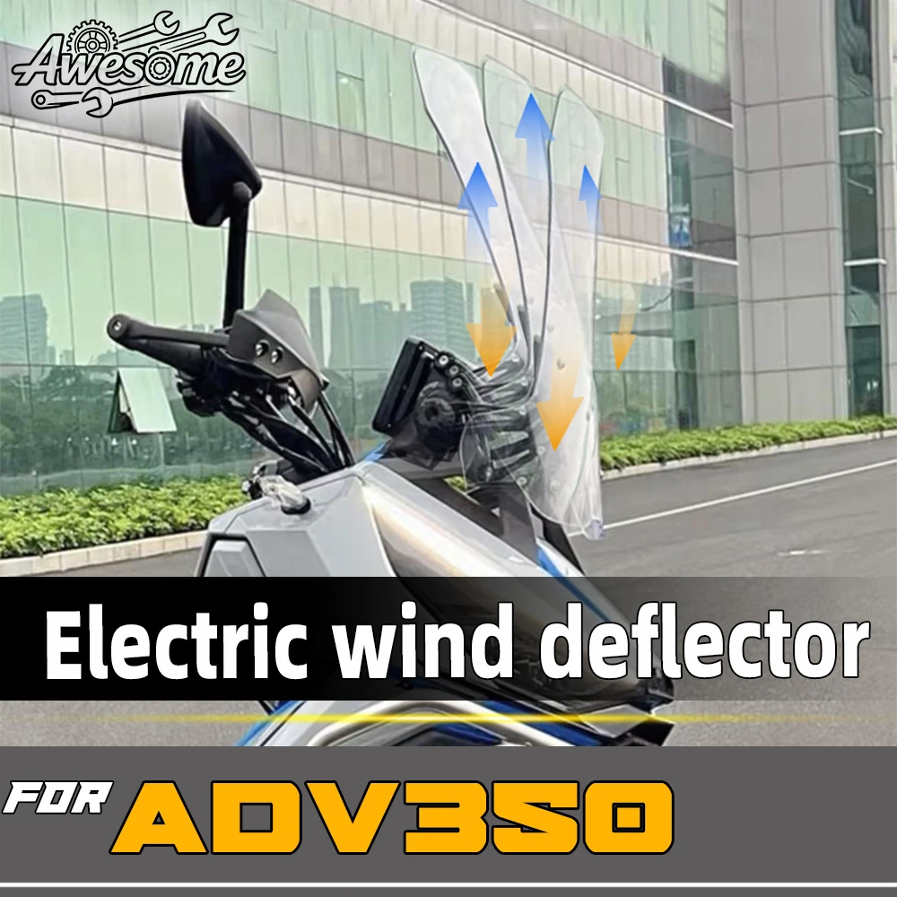Electric Lift Adjustable Windshield Kit Fit For 2024 2025 honda ADV350