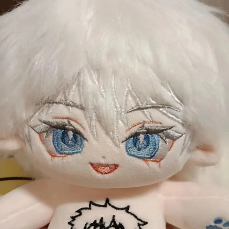 Anime Jujutsu Kaisen Satoru Gojo 20cm Nude Body Plush Doll Toys Soft Stuffed Plushie