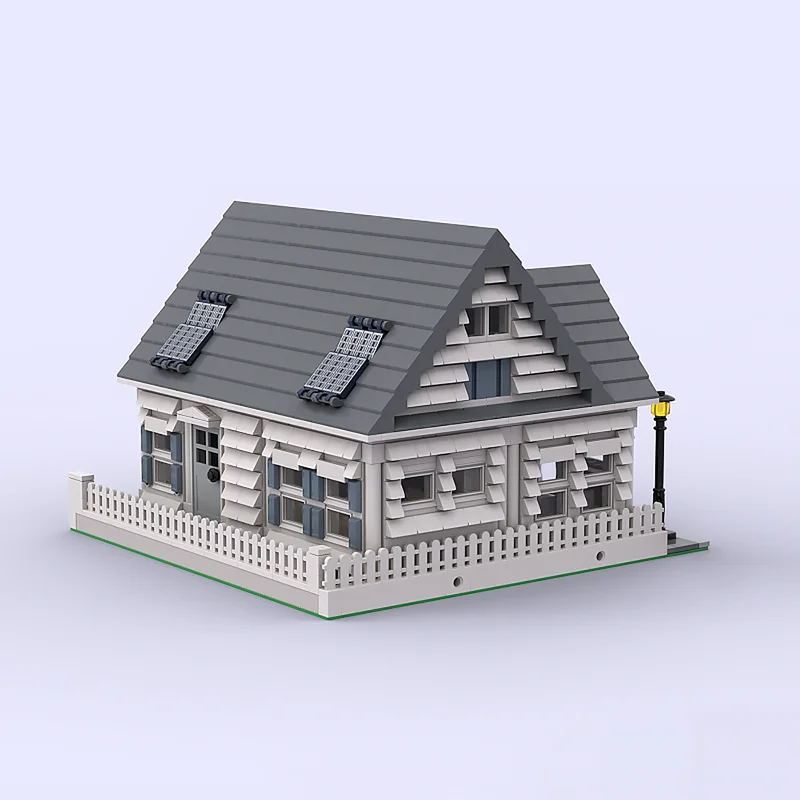 Moc blocos de construção casa modular tecnologia tijolos modulares modelo presentes brinquedos natal diy conjuntos montagem