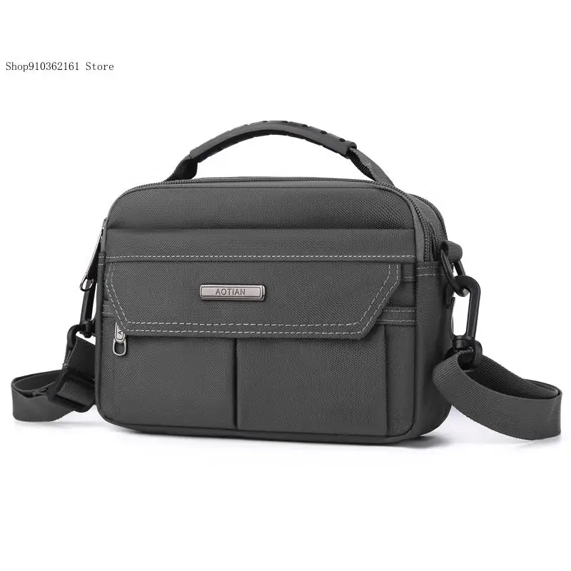 Men's Spring Simple Shoulder Cross Shoulder Handbag Outdoor Leisure Versatile Multi Functional Waist Bag