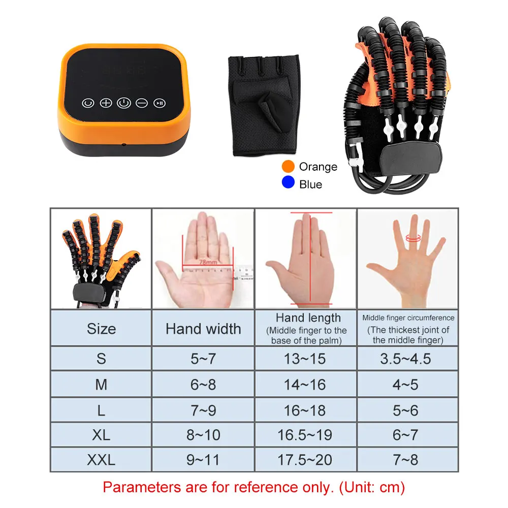 USB Hand Training Device Rehabilitation Robot Gloves Finger Exerciser Orthosis for Stroke Hemiplegia Cerebral Infarction Patient