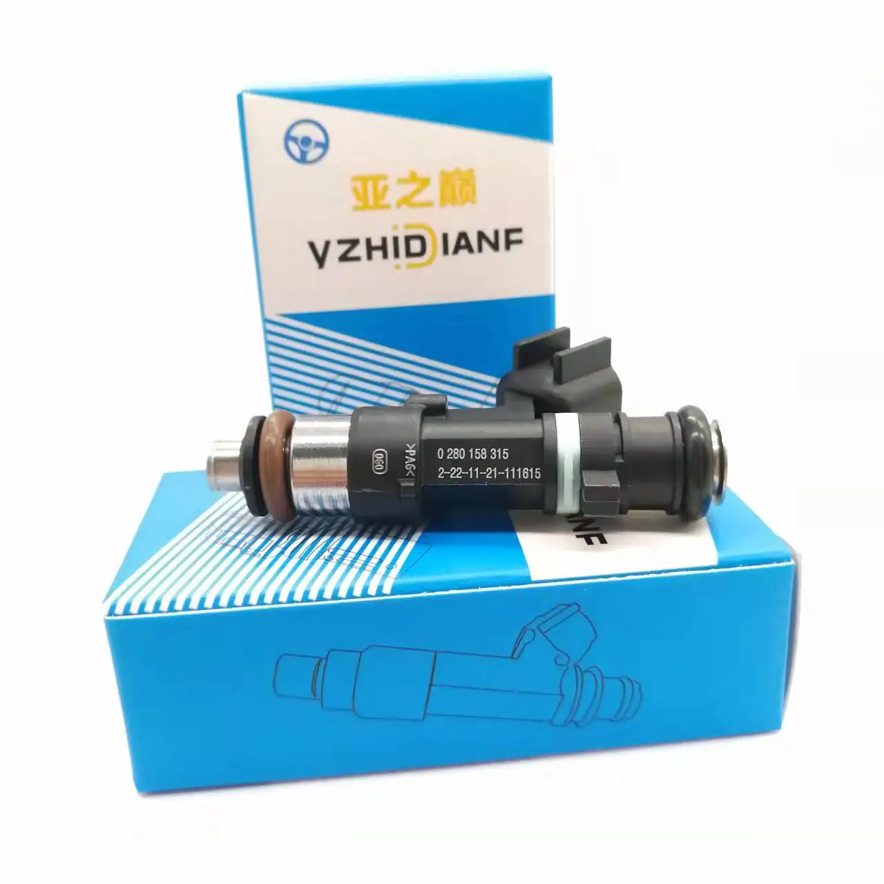 Auto Engine Systems Gasoline Fuel Injector Nozzle 0280158315 30757534 For Volvo S60 V50 XC60 C30 S40 C70 2.5L L5