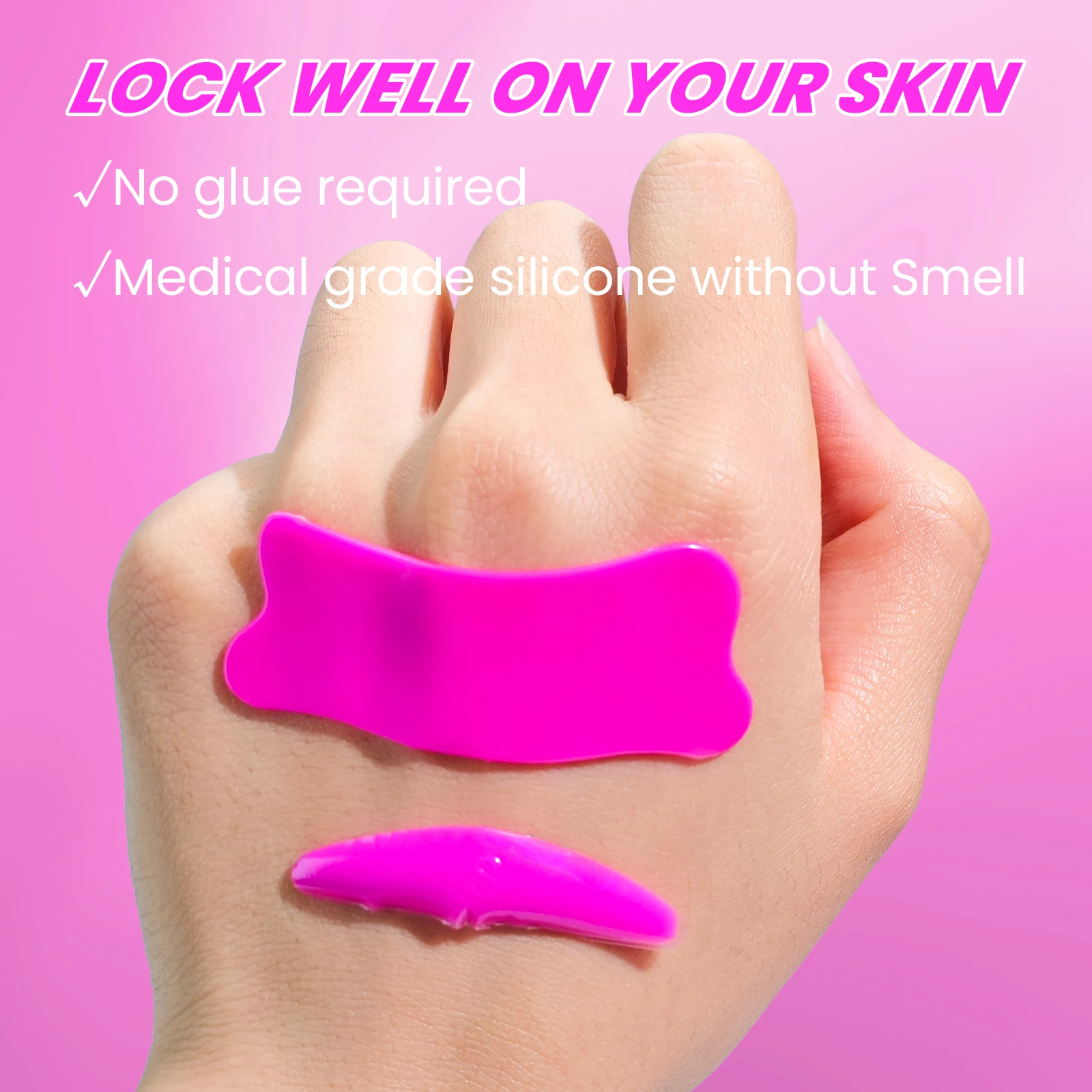 Lomansa Zachte Kleverige Schilden Koreaanse Lash Lift Pads Met Wimper Onder Ooglapjes Eye Pads voor Lash Perm Lamineren Make-Up Tool