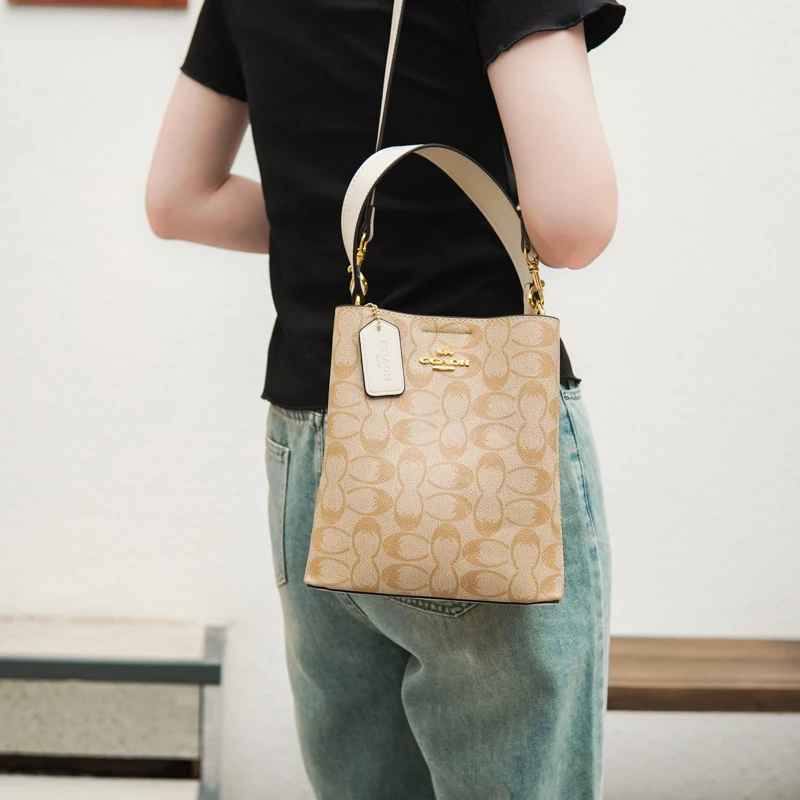 حقيبة كروس نسائية فاخرة من التراث حقيبة يد جلدية كلاسيكية فاخرة بكتف راقي #6