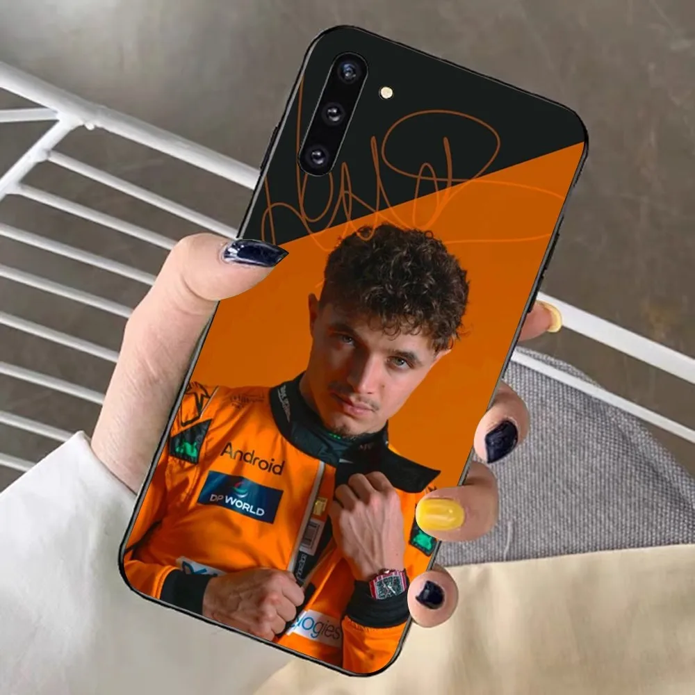 F1 Formula 1 L-Lando N-Norris Phone Case For Samsung Note 8 9 10 20 pro plus lite M 10 11 20 30 21 31 51 A 21 22 42 02 03