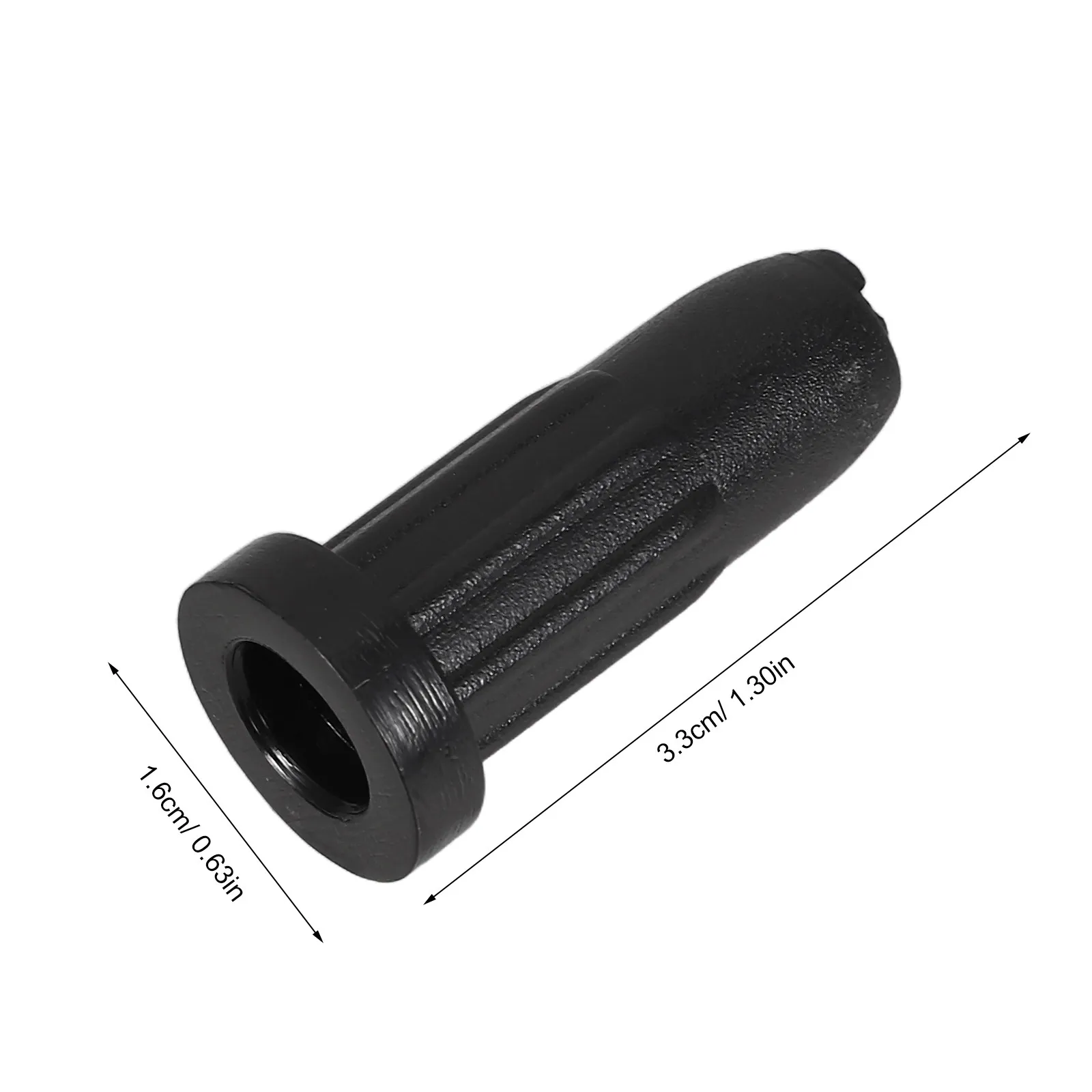 50Pcs Swivel Caster Wheel Covers Heavy Duty Nylon Insert Bushings 8Mm Stem 16x33mm Chair Leg Furniture Caster Socket Replacement