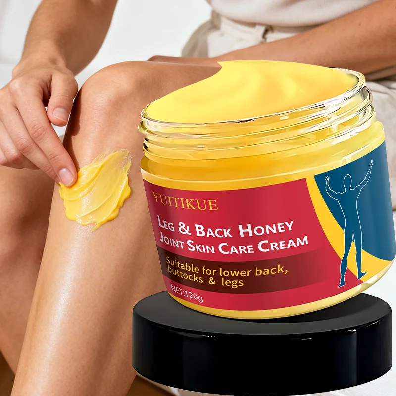 120g Honey Back Leg Joint Care Cream Hydrating External Buttock Leg Muscle Massage Skin Ointment
