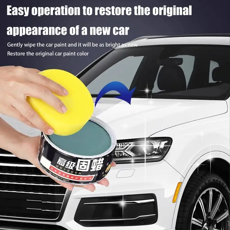 

300g Car Polish Wax True Color Scratch Repair Waterproof Film Coating Formula Shine Protection Paint Auto Wash Maintenance tools