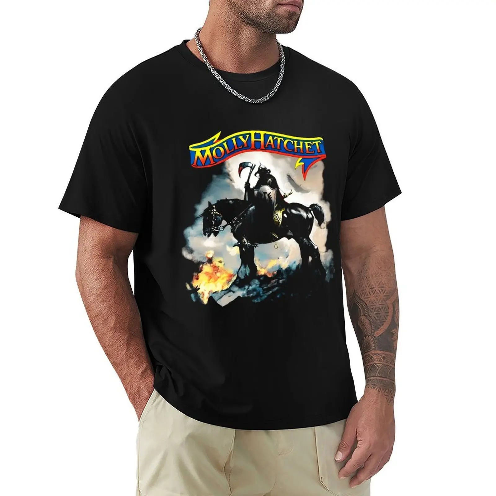 Molly Hatchet T-Shirt man t shirts for men casual T-Shirt